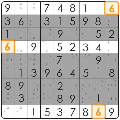 sudoku number combinations